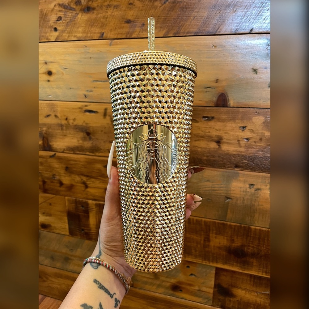 BNWT Gold Venti Starbucks Tumbler 2022